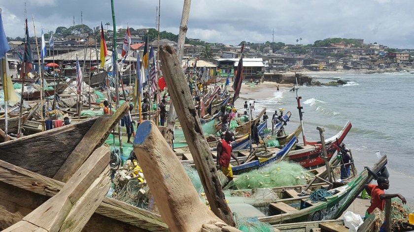 FIshing boats, Cape Coast, Ghana