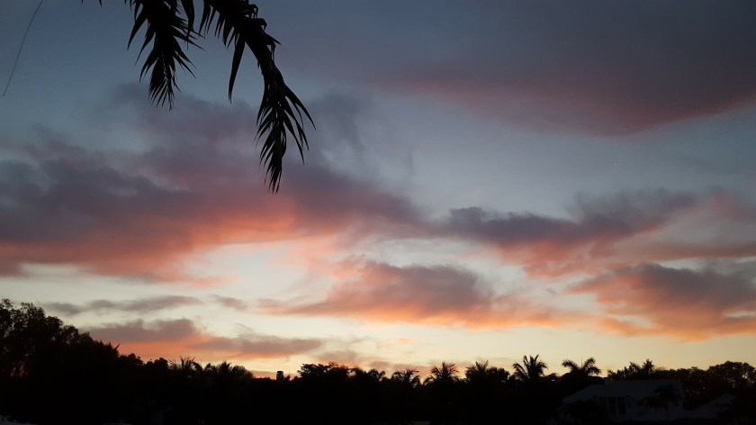 Sunrise pink and grey