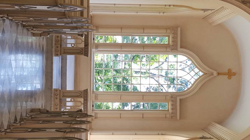 Albemarle Estate chapel window, Charlottesville, VA