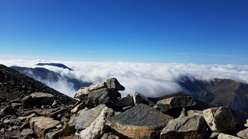 Above the clouds, CO rocks