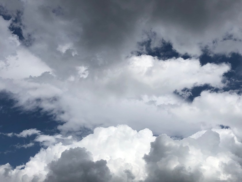 Light in strom clouds, February