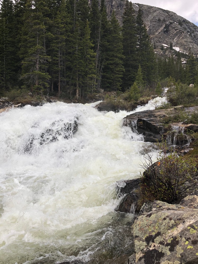 Rushing stream, Hoosier State Park, CO