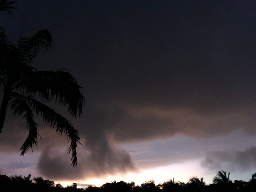 August morning storm