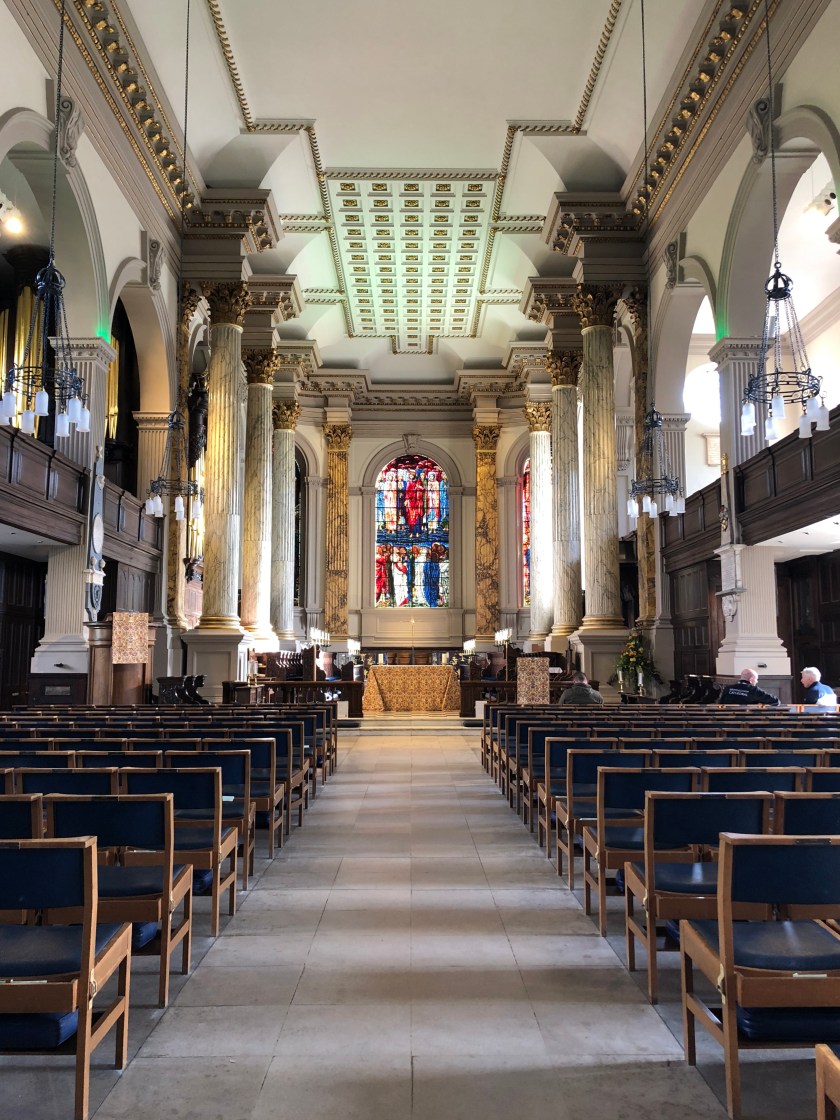 The Cathedral Church of St. Philip, interior 2, Birmingham, England
